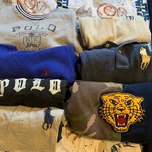 Boys long sleeve shirts,sweatshirt and sweater!